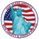 Hero's Pride 8435B God Bless America (green) - 12"Circle