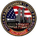 Never Forget - 5"Window Cling Decal