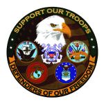 Hero's Pride 8447 Defenders Of Freedom - 5"Window Cling Decal