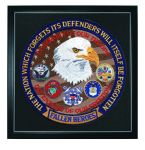 Hero's Pride 8454 Fallen Heroes Defender - 12"Circle - Framed