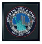 Hero's Pride 8455A 8455A-United We Stand - 12"Circle - Framed