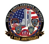 Hero's Pride 8469A 5 Years Anniversary - September 11, 2001 - 12 X 12