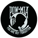 Hero's Pride 8495 POW MIA You Are Not Forgotten - 5"Circle