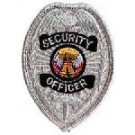 Hero's Pride 86 Security Officer - Silver Badge - 2-3/8 X 3-1/2.