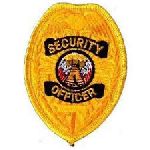 Hero's Pride 87 Security Officer - Gold Badge - 2-3/8 X 3-1/2