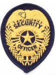  Hamburger Woolen Company Inc P104N P104n Security Officer Badge Patch