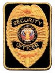  Hamburger Woolen Company Inc P8204Q-1 Gold/Black Security Officer Rectangle