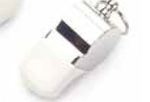  Hamburger Woolen Company Inc PWW-1 Large White Plastic Whistle
