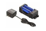  HW 22011 120v AC charger with two 18650 Li Ion batteries