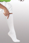 Landau 14300 White Compression Knee High Socks /1 Pr.