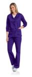 Landau 3507 Womens All Day Snap Front Warm Up Scrub Jacket