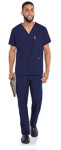 Landau 7489 Mens 5-Pocket Scrub Top