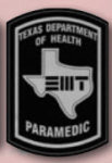 Premier Emblem D1748 Decal Subdue EMT/Paramedic Texas