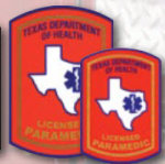 Premier Emblem D1749 Decal Licensed Paramedic Texas