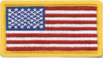 Premier Emblem E1925 1 3/4 X 3 1/4 Tiny American Flags