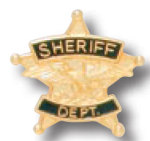  Premier Emblem P3800 Sheriff Dept Tie Tac
