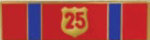 Premier Emblem P4758-25 TWENTY FIVE Years - 1 3/8 x 3/8
