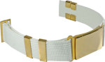 Premier Emblem P5170PB-B Delux Parade Belt Without Eyelets, With Large Buckle and 4 Keepers