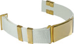  Premier Emblem P5170PB-B Delux Parade Belt Without Eyelets, With Large Buckle and 4 Keepers