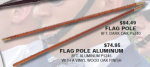 Premier Emblem P5245 Flag Pole Aluminum 8ft.