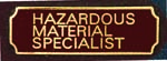 Premier Emblem PA10-24 Hazardous Material Specialist