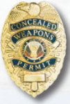  Premier Emblem PB730 Concealed Weapons Permit Badge