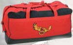 Large Fire Duffel Bag W/Mesh