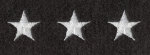 Premier Emblem PE676 3/4 Stars on Felt on Strips