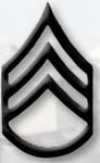 Premier Emblem PMBM-106 Black Metal - Staff Sgt