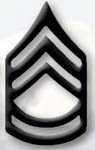 Premier Emblem PMBM-107 Black Metal - Sgt 1st Class