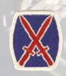 Premier Emblem PMV-0010A 10th Infantry Div