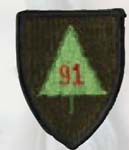 Premier Emblem PMV-0091A 91st Infantry Div