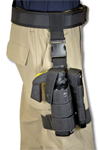 Premier Emblem PN3808 MK-9 Drop Leg Holster w/ Flash Lite Holder