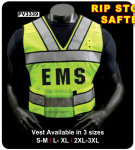  Premier Emblem PV3339 RIP STOP NYLON Saftey vest