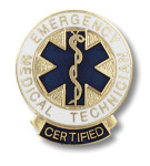 Prestige Medical 1087 Certified Emergency Medical Technician Pin