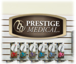  Prestige Medical DIS-SIGN Slat Wall Hanging Display Sign