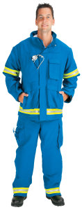  PTF_ProTuff EJ01Y-A Advance? EMS Jacket lined with Stedair EMS Moisture Barrier  (2 Lime/Yellow-Silver Triple Trim)