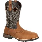  RS  RKW0156 Rocky Lt Composite Toe Waterproof Saddle Western Boot