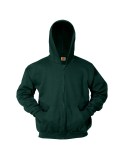 Full Zip Hooded Fleece Sweatshirt