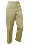 Plain Front Twill Pants