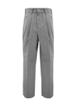 Relaxed Fit Pleated Flannel Pants