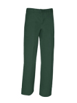 Relaxed Fit Plain Front Pants