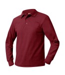 Long Sleeve Pique Knit Shirt