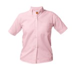 Short Sleeve Oxford Blouse