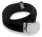 Samuel Broome 66005 Cotton Web Belt w/Gold Buckle