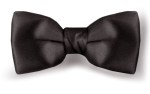 Samuel Broome 86010 Polyester Satin 2 Clip-on Bowtie