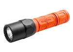 Surefire G2X-D-FOR G2X PRO, 6 VOLT, DUAL STAGE 50/320 LU, WH LED, FIREMAN ORANGE POLYMER & ALUM, BLACK, CLICK STYLE SWITCH