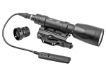 Surefire M620P-A SCOUT LIGHT WITH FURY HEAD, 6V, M93 SWING LEVER MOUNT, 600 LUMENS, BLACK, INCLUDES UE07 7 TAPE SWITCH & Z68 CLICK ON/OFF TAILCAP