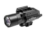 Surefire X400U-A-RD X400 ULTRA, 6V, UNIVERSAL/PICATINNY RAIL MOUNT, 500 LUMENS, 635 nM RED LASER, BLACK, Z-XBC PUSH/TOGGLE SWITCH