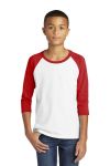  SanMar Gildan 5700B, Gildan  Heavy Cotton  Youth 3/4-Sleeve Raglan T-Shirt.